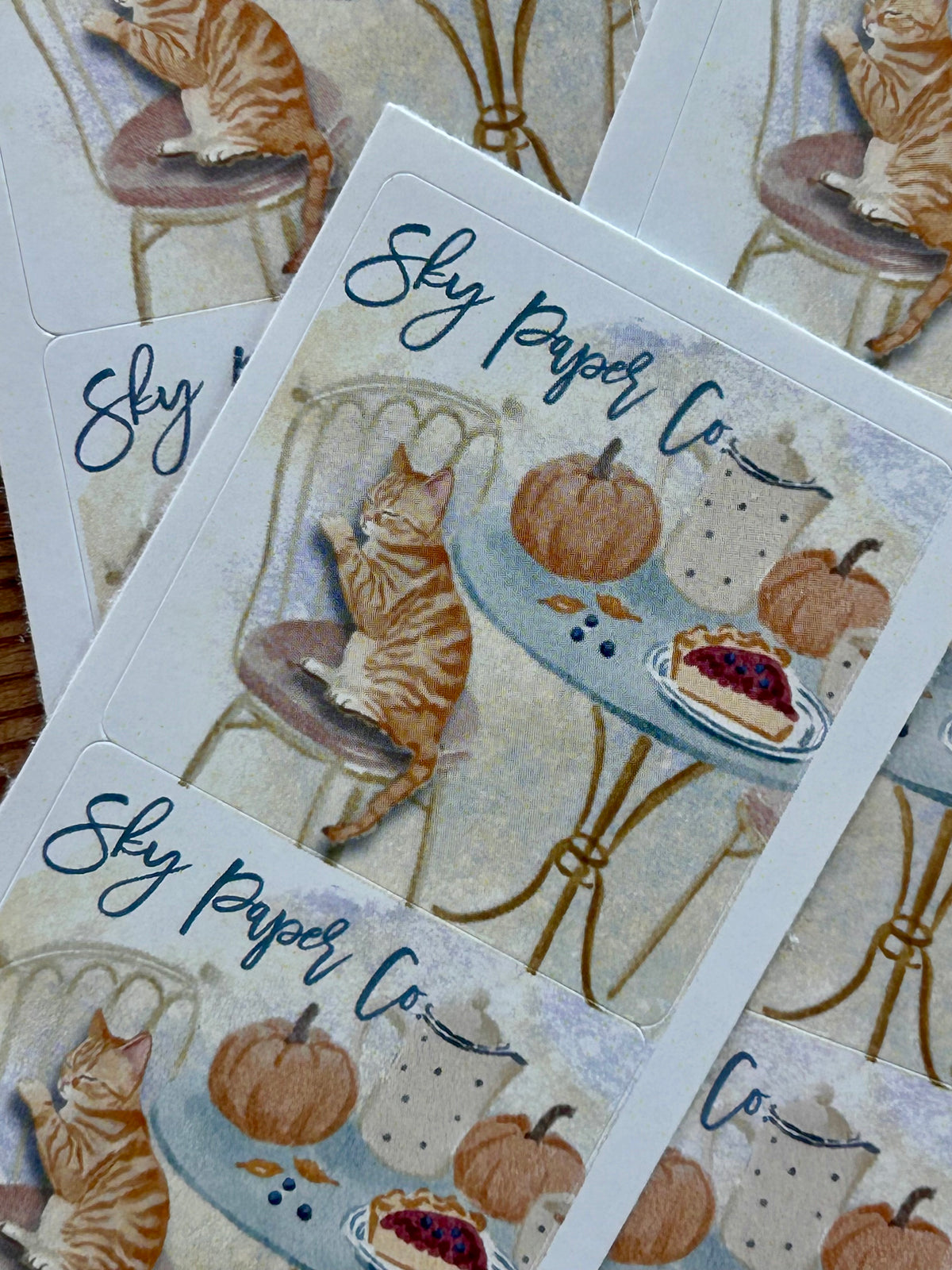 Autumn Kitty Letter Set