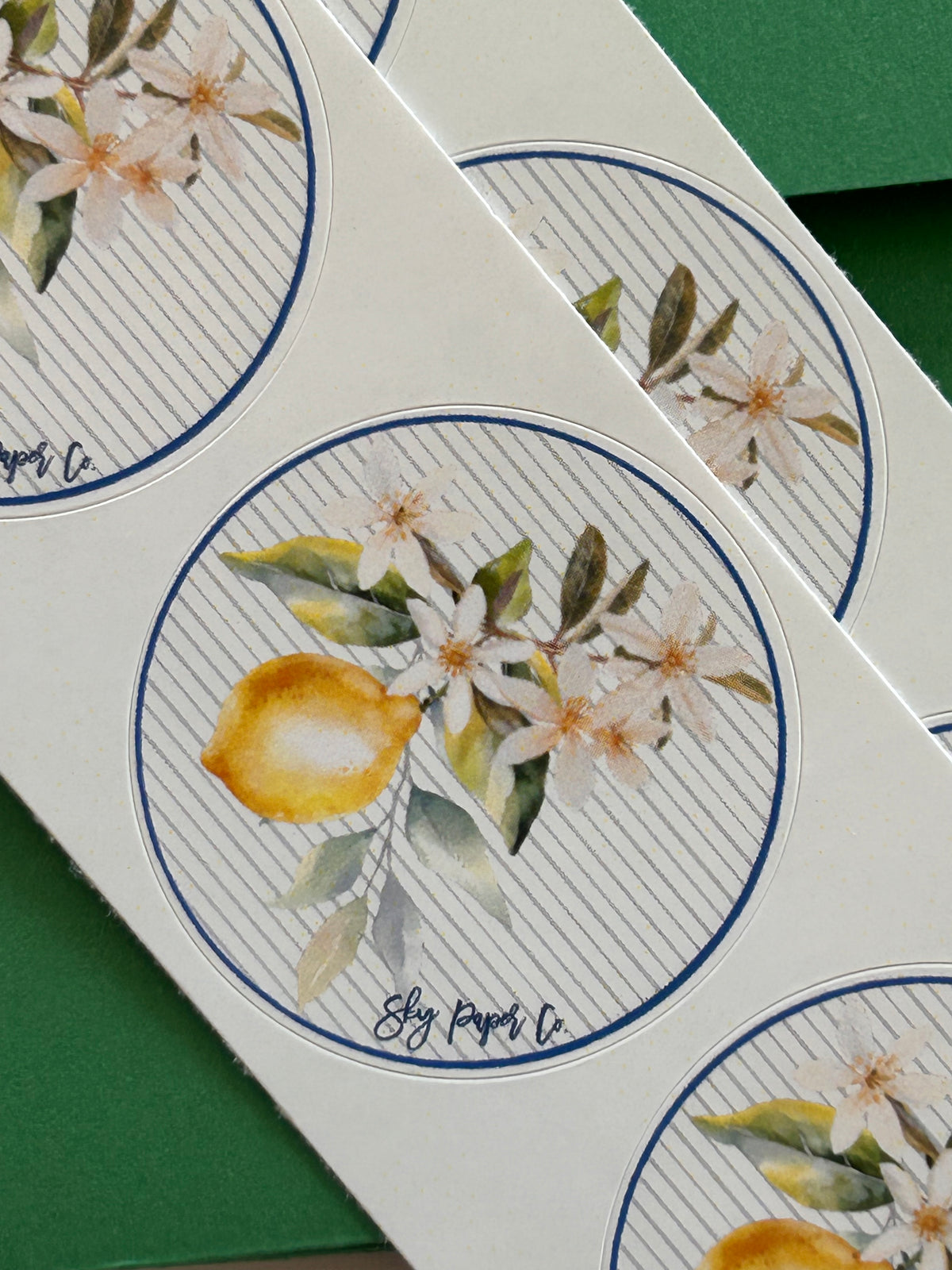 Lemon Tree Letter Set