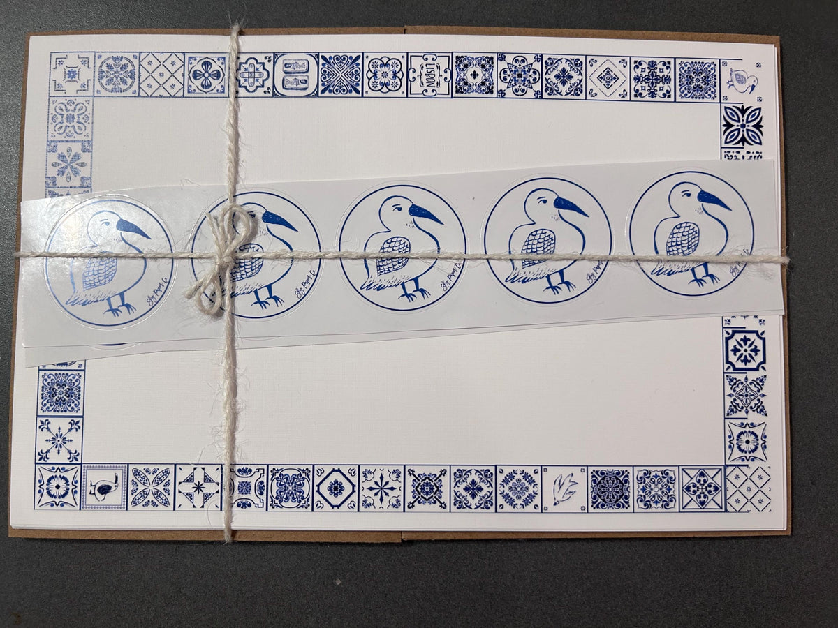 Azulejos-Style Letter Set