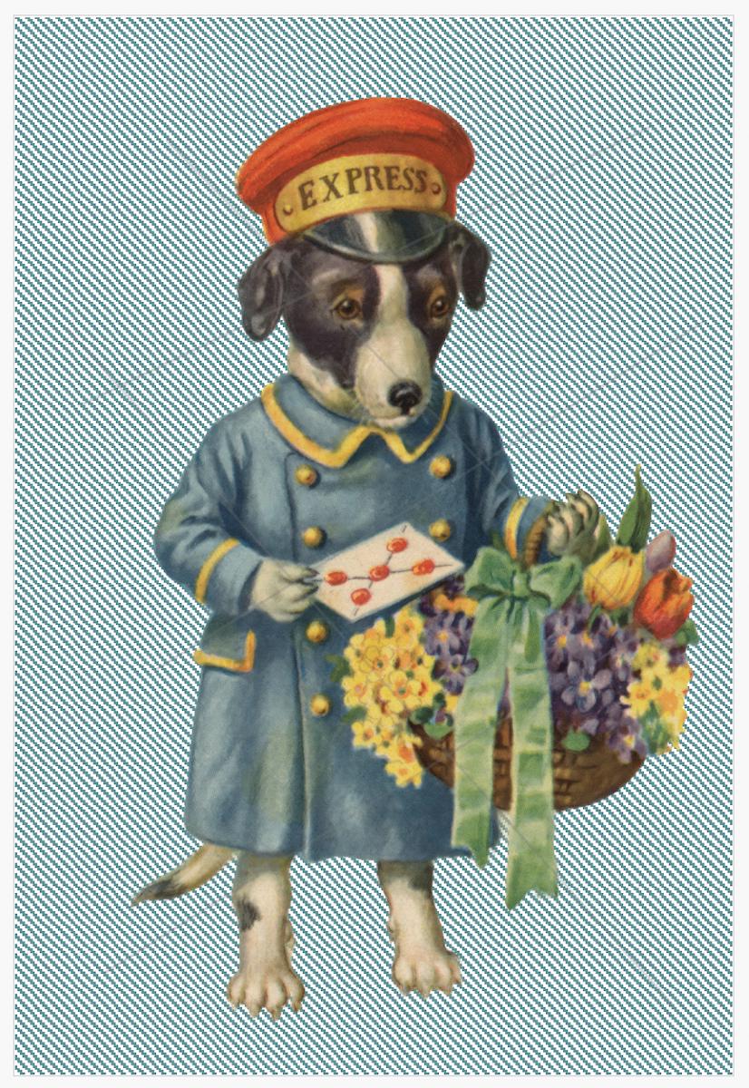 Vintage-y Romantic Postcards: Set of 6