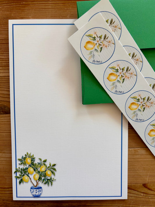 Lemon Tree Letter Set