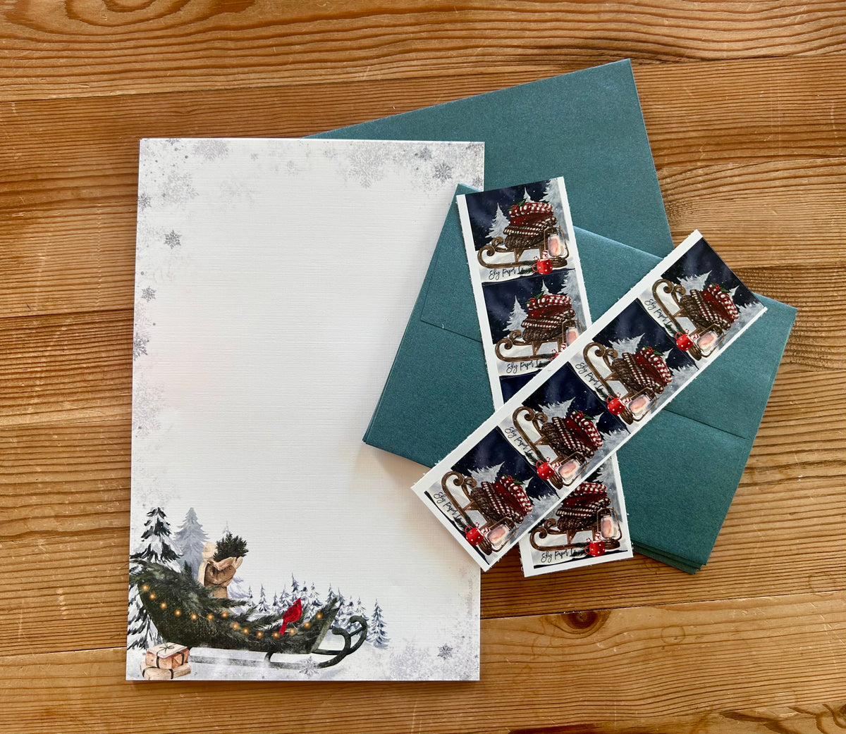 Sleigh Ride Letter Set