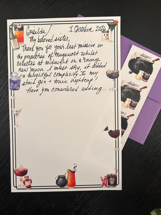 Witches’ Brew Letter Set