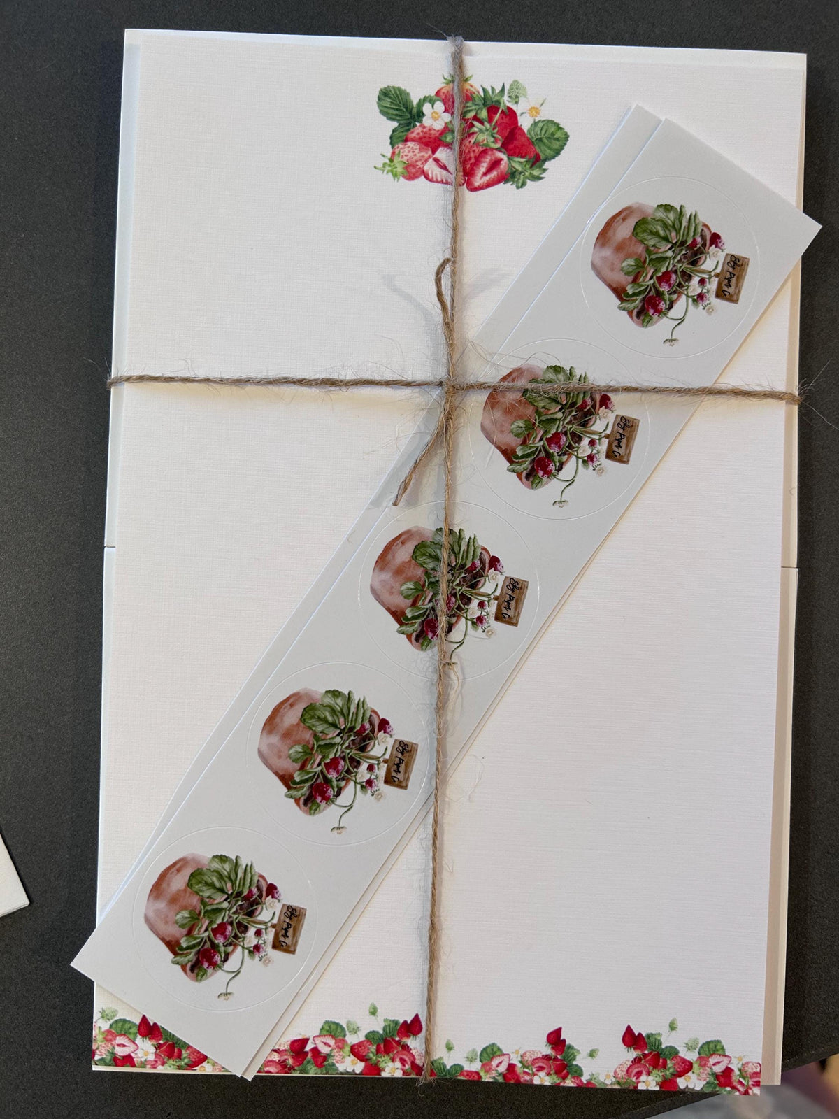 Strawberry Fields Letter Set
